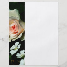 Pale Pink Roses in Garden Flyers