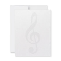 Pale Treble Clef