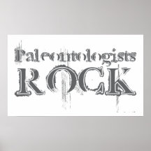 Paleontologists Rock Print