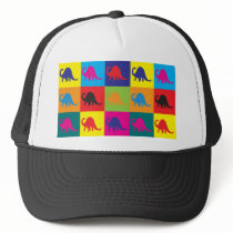 Paleontology Pop Art Trucker Hats