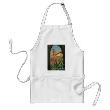 Palermo Sicilia Italy Vintage Travel Poster Art Aprons
