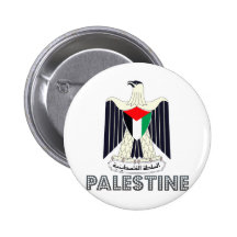 Palestine Coat of Arms Pinback Buttons