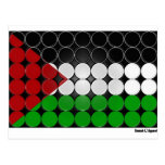 Palestine Flag Circle 2 Postcards