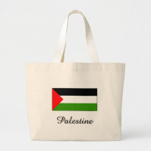 Palestine Flag Design Tote Bag