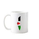 Palestine Flag Map full size Coffee Mugs