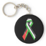 Palestine flag ribbon Keyring Keychain