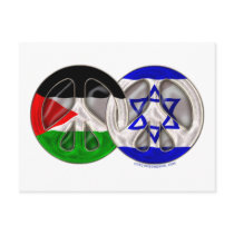 Palestine - Israel Peace Postcard