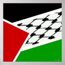 Palestine Keffiyah Flag Print