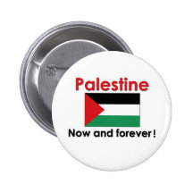 Palestine Now And Forever Pinback Button