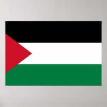 Palestine, Palau flag Posters