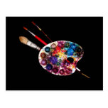 PALETTE DE COULEUR CARTE POSTALE