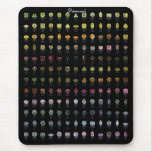 Palette de diamants tapis de souris