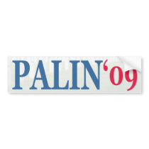 Palin '09 bumper sticker