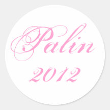Palin 2012 autocollants