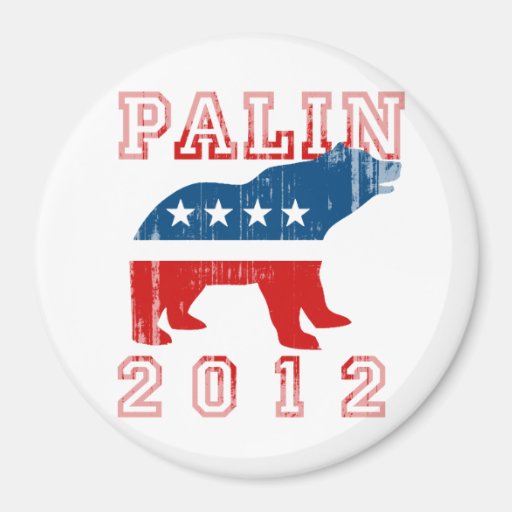Palin 2012 (Mama Grizzly) Faded.png Magnets