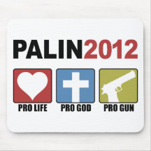 Palin 2012 mouse pad