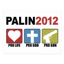 Palin 2012 postcards