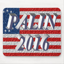 PALIN 2016 Mouse Pad, Blue-Grey 3D, Betsy Ross