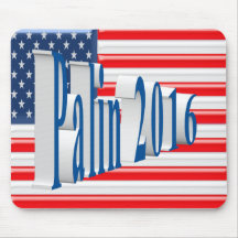 PALIN 2016 Mouse Pad, Sea Blue 3D, Old Glory