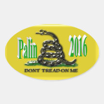 PALIN 2016 Sticker, Light Green 3D, Gadsden