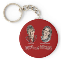 Palin and Bachmann Dumb and Dumber Key Chains