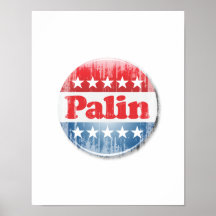 Palin Button Faded.png Poster