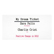 palin crist photo greeting card