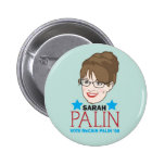 Palin Illustrated Button