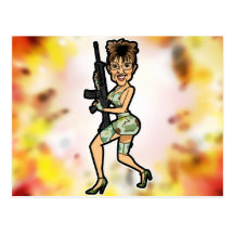 Palin in the Neck Post Cards