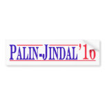 Palin - Jindal 2016! bumper stickers