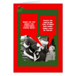 Palin nude Christmas Greeting Card