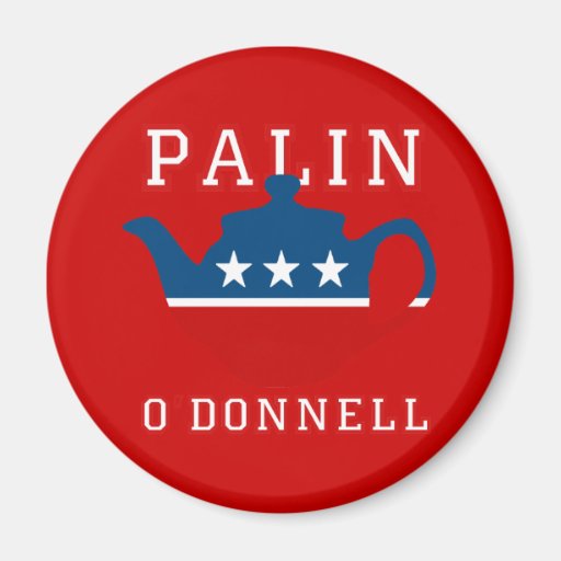 Palin / O'Donnel 2012 Fridge Magnet