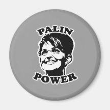 PALIN POWER FRIDGE MAGNET