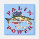 Palin Power Fridge Magnet