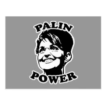 PALIN POWER POSTCARD