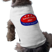 Palin The puck stops here Doggie Tee Shirt