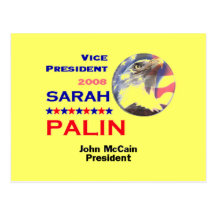 PALIN VP Postcard