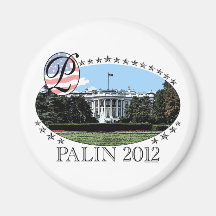 Palin White House 2012 Fridge Magnets
