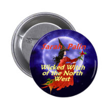 Palin  Witch NW  Button