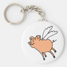 Palingates flying pig key chains