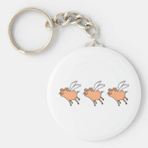 Palingates flying pigs keychains