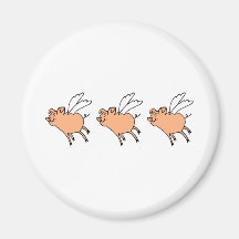Palingates flying pigs magnet
