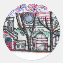 Palisades Community DC Round Sticker