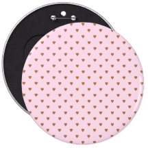 Pâlissez - le modèle rose et brun de coeur pin's