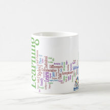 Palladium d'août Wordle 2009 avec le logo de SJFA Tasse À Café