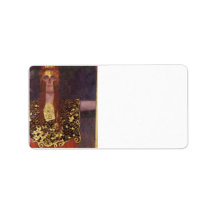 Pallas Athena by Gustav Klimt Custom Address Labels