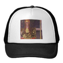 Pallas Athena by Gustav Klimt Mesh Hat