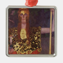 Pallas Athena by Gustav Klimt Ornament