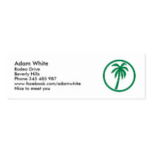 Palm Business Card Templates