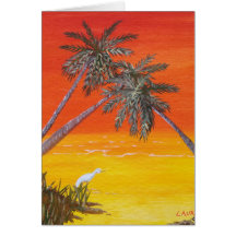 PALM GREETING CARD